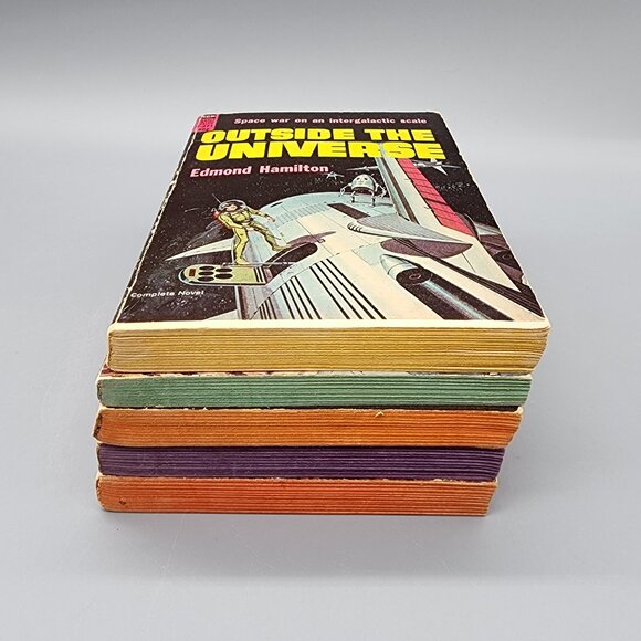 Lot of 5 Vintage Sci-Fi Books by Edmond Hamilton - Classic Pulp Fiction - Picture 3 of 6